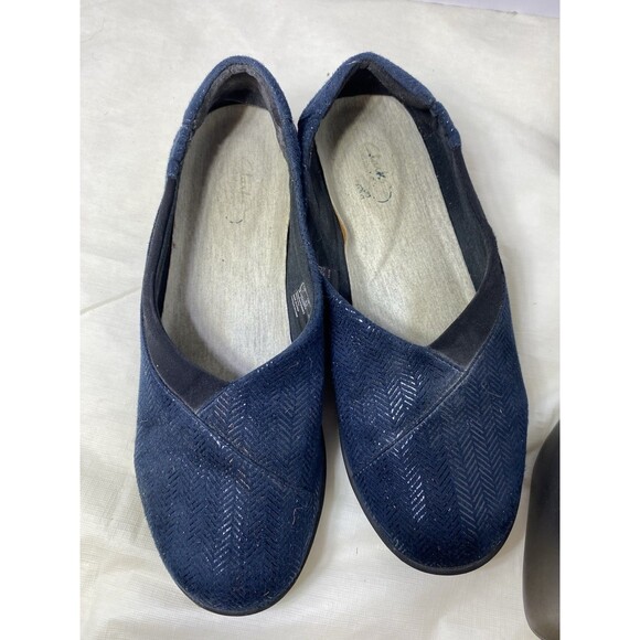 Cloudsteppers by Clarks Women Sillian Jetay Herringbone Slip-On Shoes  Size 9.5 - Picture 7 of 7